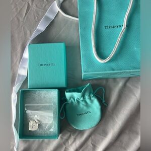 Vintage Tiffany & Co initial "K" heart charm